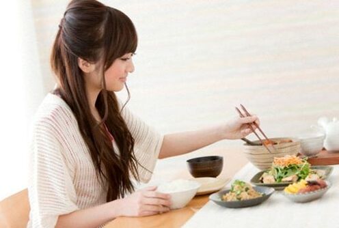 mangiare con una dieta giapponese