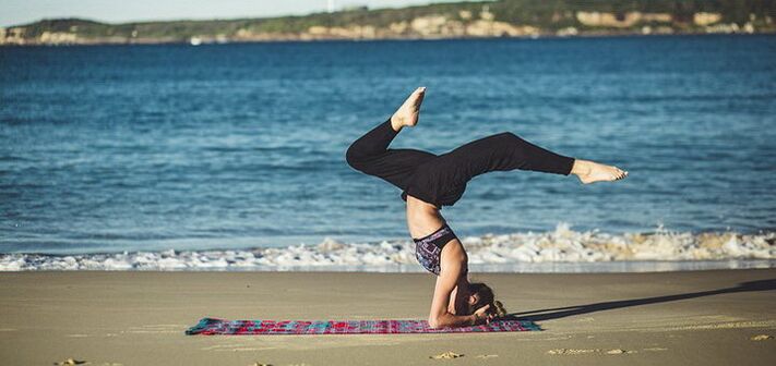 yoga all'aperto per la perdita di peso
